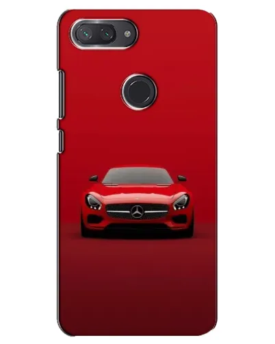 Чехол для Xiaomi Mi 8 Lite с картинкой «Красный Mercedes AMG»