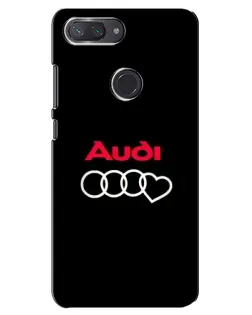 Чехол для Xiaomi Mi 8 Lite с картинкой «Логотип Audi Heart» Чехол для Xiaomi Mi 8 Lite с картинкой «Логотип Audi Heart»