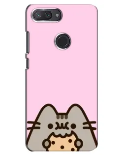 Чехол для Xiaomi Mi 8 Lite с картинкой «Pusheen и печенье» Чехол для Xiaomi Mi 8 Lite с картинкой «Pusheen и печенье»