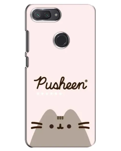 Чехол для Xiaomi Mi 8 Lite с картинкой «Pusheen логотип» Чехол для Xiaomi Mi 8 Lite с картинкой «Pusheen логотип»