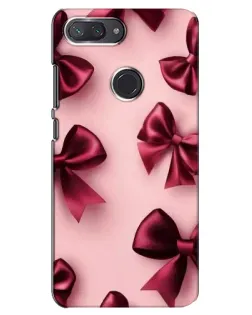 Чехол для Xiaomi Mi 8 Lite с картинкой «Бордовый атлас»