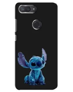 Чехол для Xiaomi Mi 8 Lite с картинкой «Стич на черном»