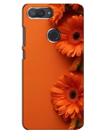 Чехол для Xiaomi Mi 8 Lite с картинкой «Оранжевые герберы» Чехол для Xiaomi Mi 8 Lite с картинкой «Оранжевые герберы»