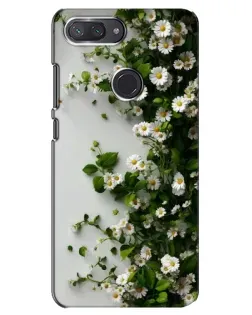 Чохол для Xiaomi Mi 8 Lite з картинкою «Гілка дрібних білих квітів» Чохол для Xiaomi Mi 8 Lite з картинкою «Гілка дрібних білих квітів»