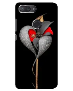 Чохол для Xiaomi Mi 8 Lite з картинкою «Срібна фантазійна квітка» Чохол для Xiaomi Mi 8 Lite з картинкою «Срібна фантазійна квітка»