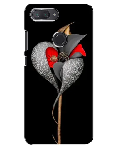 Чехол для Xiaomi Mi 8 Lite с картинкой «Серебряный фантазийный цветок» Чехол для Xiaomi Mi 8 Lite с картинкой «Серебряный фантазийный цветок»