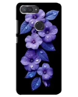 Чохол для Xiaomi Mi 8 Lite з картинкою «Фіолетові квіти з росою» Чохол для Xiaomi Mi 8 Lite з картинкою «Фіолетові квіти з росою»