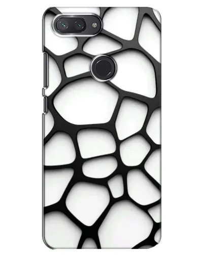 Чехол для Xiaomi Mi 8 Lite с картинкой «Белая объемная сетка» Чехол для Xiaomi Mi 8 Lite с картинкой «Белая объемная сетка»