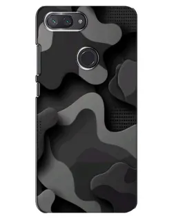 Чехол для Xiaomi Mi 8 Lite с картинкой «Темный абстрактный камуфляж» Чехол для Xiaomi Mi 8 Lite с картинкой «Темный абстрактный камуфляж»