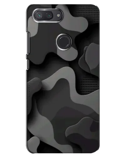 Чехол для Xiaomi Mi 8 Lite с картинкой «Темный абстрактный камуфляж» Чехол для Xiaomi Mi 8 Lite с картинкой «Темный абстрактный камуфляж»