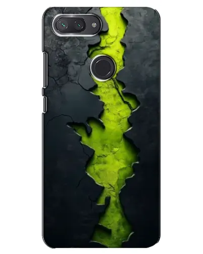 Чехол для Xiaomi Mi 8 Lite с картинкой «Салатовый разлом скалы» Чехол для Xiaomi Mi 8 Lite с картинкой «Салатовый разлом скалы»
