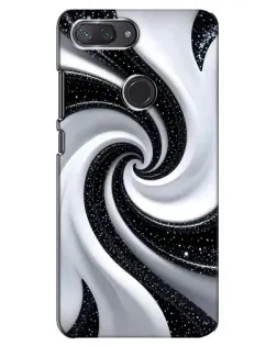Чехол для Xiaomi Mi 8 Lite с картинкой «Черно-белая спираль» Чехол для Xiaomi Mi 8 Lite с картинкой «Черно-белая спираль»