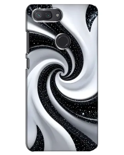 Чехол для Xiaomi Mi 8 Lite с картинкой «Черно-белая спираль» Чехол для Xiaomi Mi 8 Lite с картинкой «Черно-белая спираль»