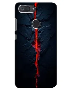 Чехол для Xiaomi Mi 8 Lite с картинкой «Kрасная лавовая трещина» Чехол для Xiaomi Mi 8 Lite с картинкой «Kрасная лавовая трещина»