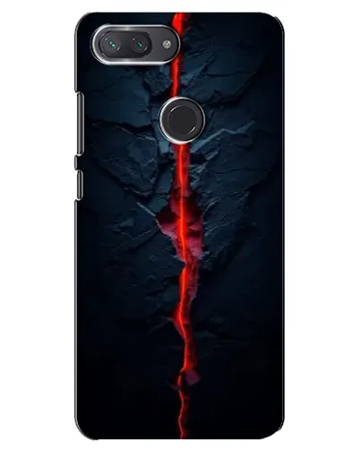 Чехол для Xiaomi Mi 8 Lite с картинкой «Kрасная лавовая трещина» Чехол для Xiaomi Mi 8 Lite с картинкой «Kрасная лавовая трещина»
