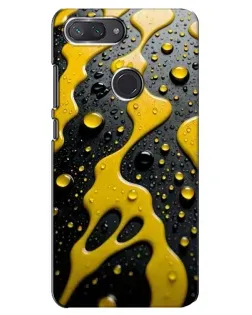 Чехол для Xiaomi Mi 8 Lite с картинкой «Жидкое желтое золото» Чехол для Xiaomi Mi 8 Lite с картинкой «Жидкое желтое золото»