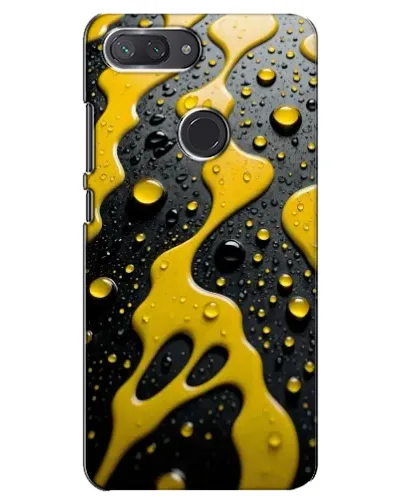 Чехол для Xiaomi Mi 8 Lite с картинкой «Жидкое желтое золото» Чехол для Xiaomi Mi 8 Lite с картинкой «Жидкое желтое золото»