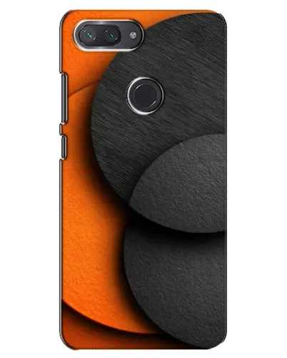 Чехол для Xiaomi Mi 8 Lite с картинкой «Геометрия оранжевых кругов» Чехол для Xiaomi Mi 8 Lite с картинкой «Геометрия оранжевых кругов»