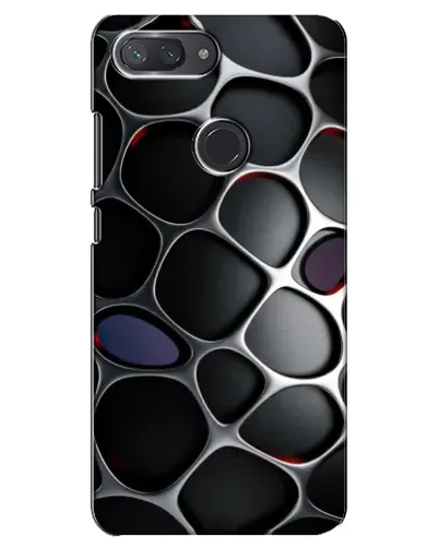 Чехол для Xiaomi Mi 8 Lite с картинкой «Объемная темная решетка» Чехол для Xiaomi Mi 8 Lite с картинкой «Объемная темная решетка»