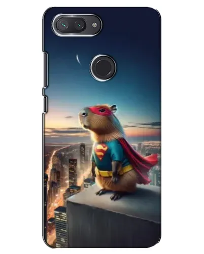 Чехол для Xiaomi Mi 8 Lite с картинкой «Капи-мен супергерой» Чехол для Xiaomi Mi 8 Lite с картинкой «Капи-мен супергерой»