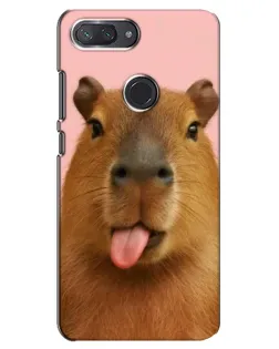 Чохол для Xiaomi Mi 8 Lite з картинкою «Капібара з язиком» Чохол для Xiaomi Mi 8 Lite з картинкою «Капібара з язиком»