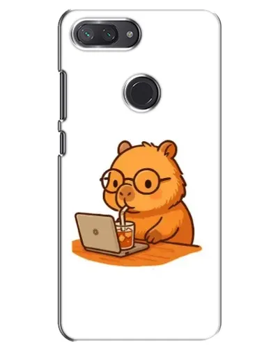 Чехол для Xiaomi Mi 8 Lite с картинкой «Капибара с ноутбуком» Чехол для Xiaomi Mi 8 Lite с картинкой «Капибара с ноутбуком»