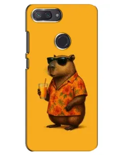 Чохол для Xiaomi Mi 8 Lite з картинкою «Капібара на відпочинку» Чохол для Xiaomi Mi 8 Lite з картинкою «Капібара на відпочинку»