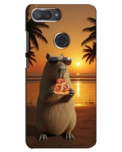 Чехол для Xiaomi Mi 8 Lite с картинкой «Капибара с пиццей» Чехол для Xiaomi Mi 8 Lite с картинкой «Капибара с пиццей»