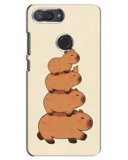 Чохол для Xiaomi Mi 8 Lite з картинкою «Вежа з капібар» Чохол для Xiaomi Mi 8 Lite з картинкою «Вежа з капібар»