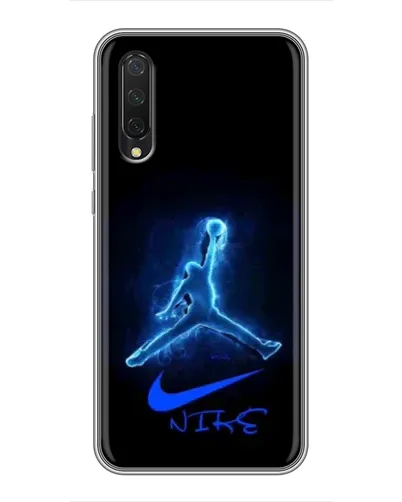 Чехол для Xiaomi Mi 9 Lite с картинкой «Jordan Neon Blue»