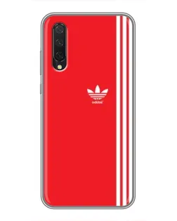 Чехол для Xiaomi Mi 9 Lite с картинкой «Красный минимализм Adidas» Чехол для Xiaomi Mi 9 Lite с картинкой «Красный минимализм Adidas»