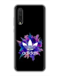 Чехол для Xiaomi Mi 9 Lite с картинкой «Взрыв красок Adidas»