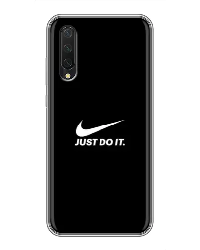 Чехол для Xiaomi Mi 9 Lite с картинкой «Минимализм от Nike»