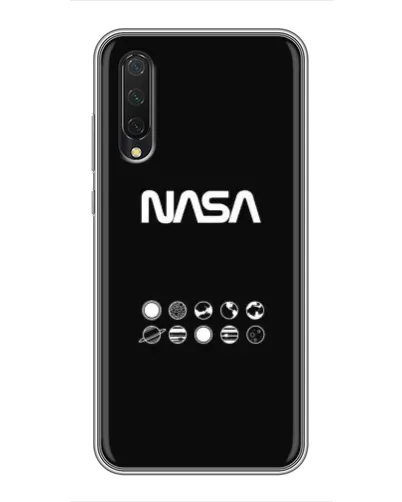 Чехол для Xiaomi Mi 9 Lite с картинкой «NASA — технический принт» Чехол для Xiaomi Mi 9 Lite с картинкой «NASA — технический принт»