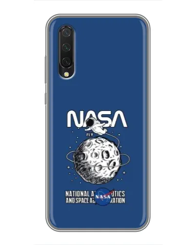 Чехол для Xiaomi Mi 9 Lite с картинкой «NASA — лунная миссия» Чехол для Xiaomi Mi 9 Lite с картинкой «NASA — лунная миссия»