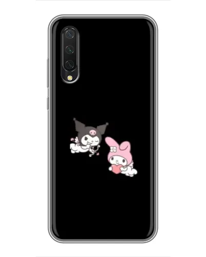 Чехол для Xiaomi Mi 9 Lite с картинкой «My Melody и Kuromi» Чехол для Xiaomi Mi 9 Lite с картинкой «My Melody и Kuromi»
