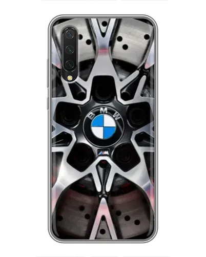 Чехол для Xiaomi Mi 9 Lite с картинкой «BMW — деталь диска»