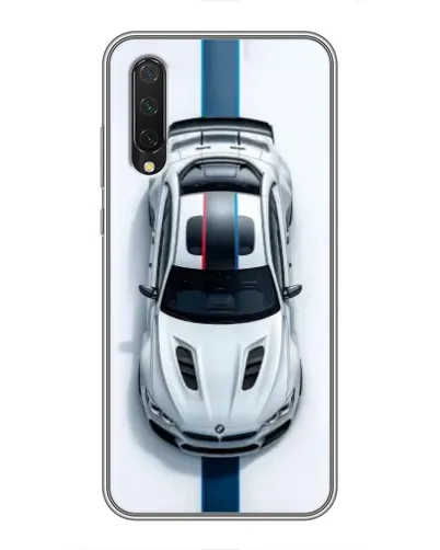 Чехол для Xiaomi Mi 9 Lite с картинкой «Вид сверху — BMW M»