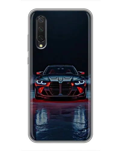 Чехол для Xiaomi Mi 9 Lite с картинкой «BMW на мокрой дороге»