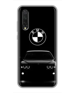 Чехол для Xiaomi Mi 9 Lite с картинкой «BMW — взгляд из темноты» Чехол для Xiaomi Mi 9 Lite с картинкой «BMW — взгляд из темноты»