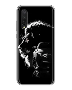 Чехол для Xiaomi Mi 9 Lite с картинкой «BMW и лев» Чехол для Xiaomi Mi 9 Lite с картинкой «BMW и лев»