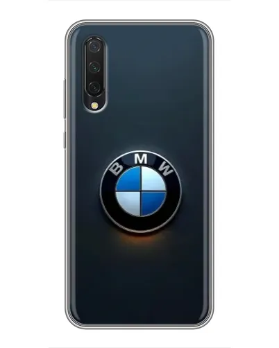 Чехол для Xiaomi Mi 9 Lite с картинкой «Логотип BMW — минимализм»