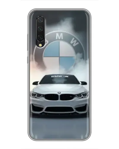 Чехол для Xiaomi Mi 9 Lite с картинкой «BMW в белом дыму» Чехол для Xiaomi Mi 9 Lite с картинкой «BMW в белом дыму»