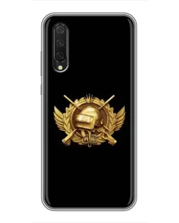 Чехол для Xiaomi Mi 9 Lite с картинкой «PUBG — оранжевый градиент»