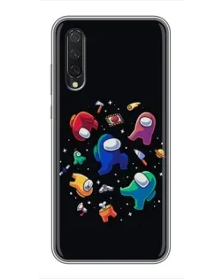 Чехол для Xiaomi Mi 9 Lite с картинкой «Among Us космос» Чехол для Xiaomi Mi 9 Lite с картинкой «Among Us космос»