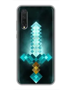 Чехол для Xiaomi Mi 9 Lite с картинкой «Алмазный меч неон» Чехол для Xiaomi Mi 9 Lite с картинкой «Алмазный меч неон»