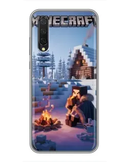 Чехол для Xiaomi Mi 9 Lite с картинкой «Зимний Minecraft» Чехол для Xiaomi Mi 9 Lite с картинкой «Зимний Minecraft»