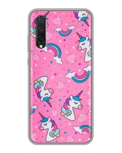 Чехол для Xiaomi Mi 9 Lite с картинкой «Unicorn паттерн розовый» Чехол для Xiaomi Mi 9 Lite с картинкой «Unicorn паттерн розовый»