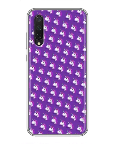 Чехол для Xiaomi Mi 9 Lite с картинкой «Единороги на фиолетовом» Чехол для Xiaomi Mi 9 Lite с картинкой «Единороги на фиолетовом»