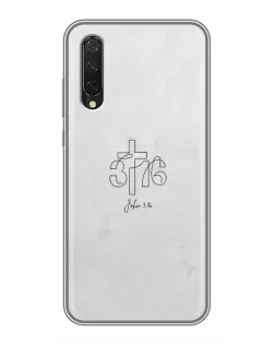 Чехол для Xiaomi Mi 9 Lite с картинкой «Иоанна 3:16 Крест» Чехол для Xiaomi Mi 9 Lite с картинкой «Иоанна 3:16 Крест»